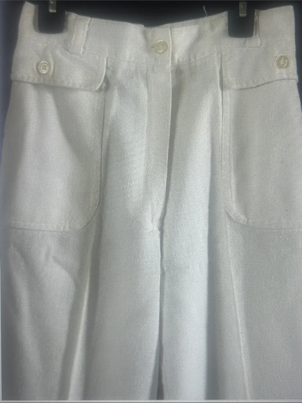Men's White Dress Pants - Tailored Straight Fit